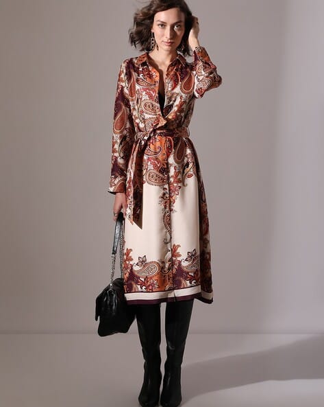Vero Moda Women Paisley Print Shirt Dress