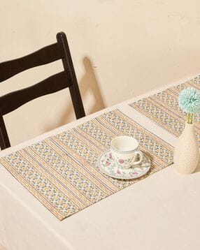 Set of 6 Printed Cotton Placemat-image-3