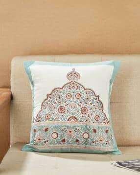 Printed Square Slip-On Cushion Cover 15" x 15"-image-30
