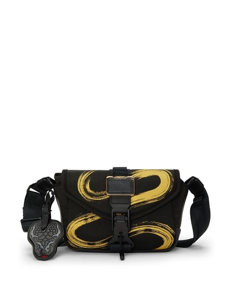 Buy TUMI Alpha Bravo Compass Flap Crossbody Bag | Black Color Men