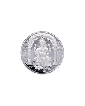 c krishniah chetty jewellers Pure Silver Lord Ganesha Coin-picture-29