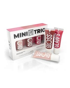 Pack of 3 FAE Beauty Mini Peptide Lip Gloss Trio