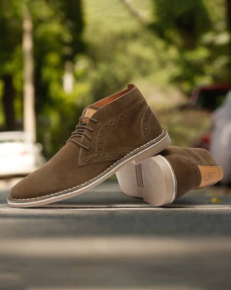 Buy Olive Boots for Men by LOUIS STITCH Online