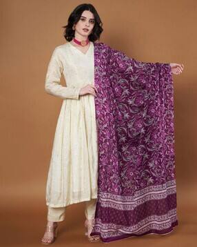 akshadeep Women Floral Print Dupatta-picture-17