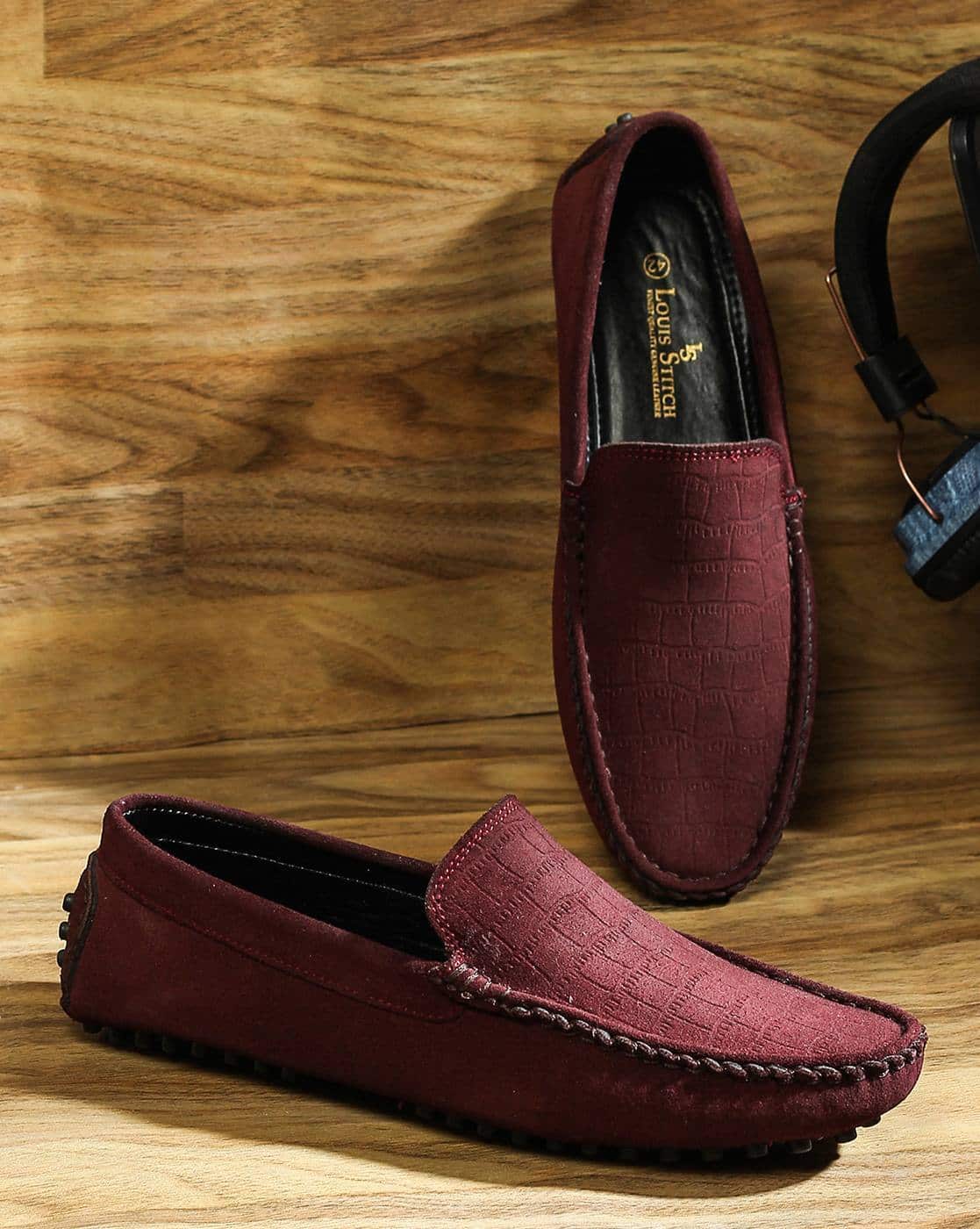Low-Top Round-Toe Slip-On Loafers
