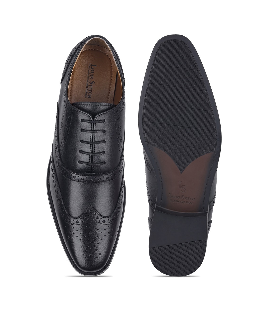 Buy Black Formal Shoes for Men by LOUIS STITCH Online