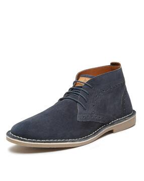 Buy Grey Boots for Men by LOUIS STITCH Online