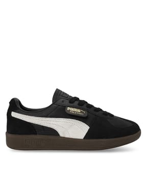 puma Lace-Up Sneakers with Genuine Leather Upper-picture-12