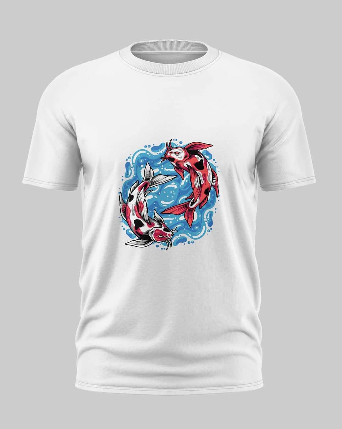 creativit Men Regular Fit T-Shirt (White)