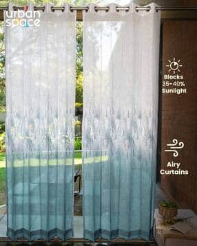 urban space Pack of 2 Abstract Printed Sheer Door Curtains-picture-45