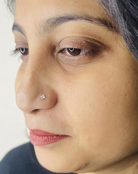 Arte Women Sterling Silver Nose Pin