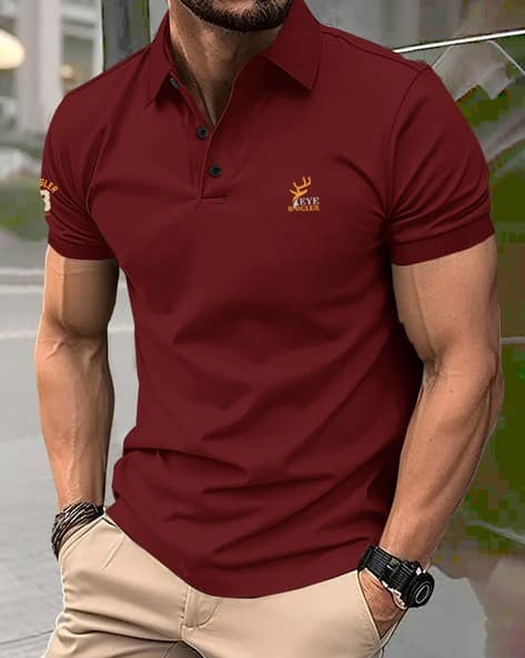 EYEBOGLER Polo T-Shirt with Short Sleeves