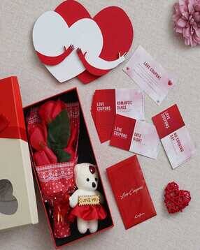 ecraftindia 3 Pcs Valentine's Day Gift Set-picture-12