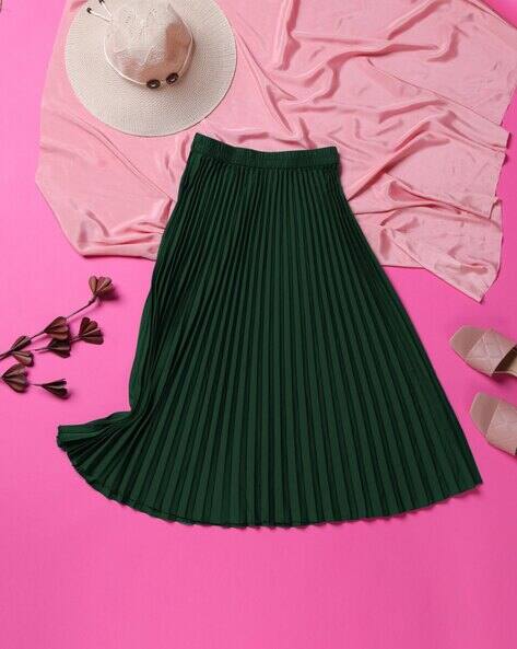 Buy Mint Green Skirts for Women by LookShine Online