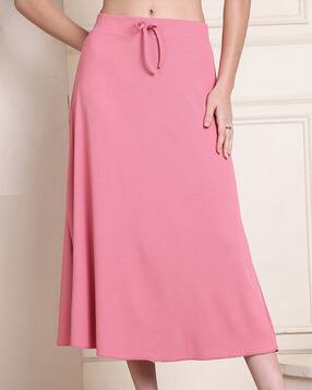 Buy NEUDIS Women Ribbed Flared Skirt Online | Ajio.com