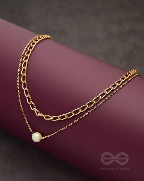 Everstylish Women Gold-Plated Elegance Layered Necklace