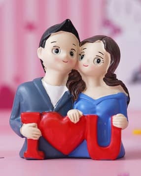 ecraftindia Cute Couple Gift Showpiece-picture-36