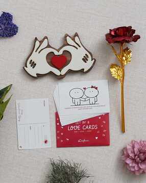 ecraftindia 3 Pcs Valentine Gift Set-picture-29