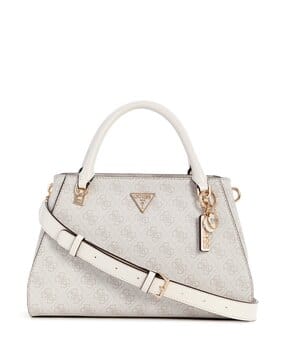 guess Women Logo Print Noelle Satchel-picture-30