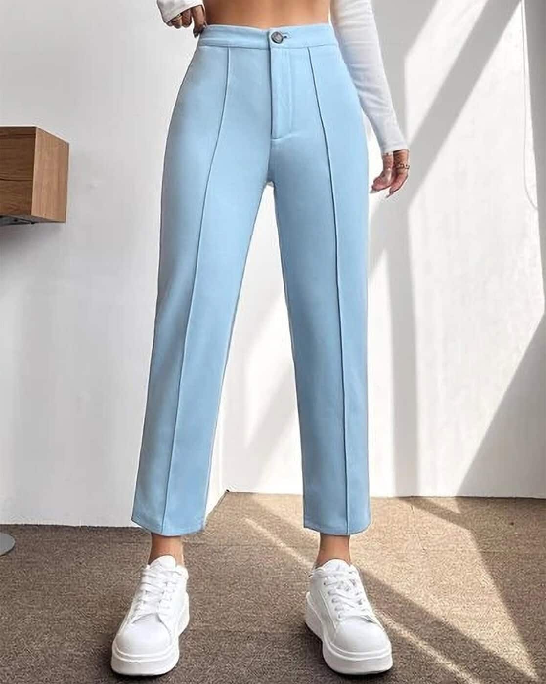 Buy KASHIANXSTYLE Women Relaxed Fit Trousers Online | Ajio.com