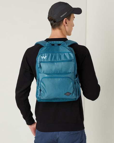 Unisex Geometric Print Water-Repellent Backpack