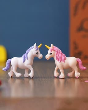 ecraftindia 2 Pieces Miniature Unicorn Horse Statues-picture-37
