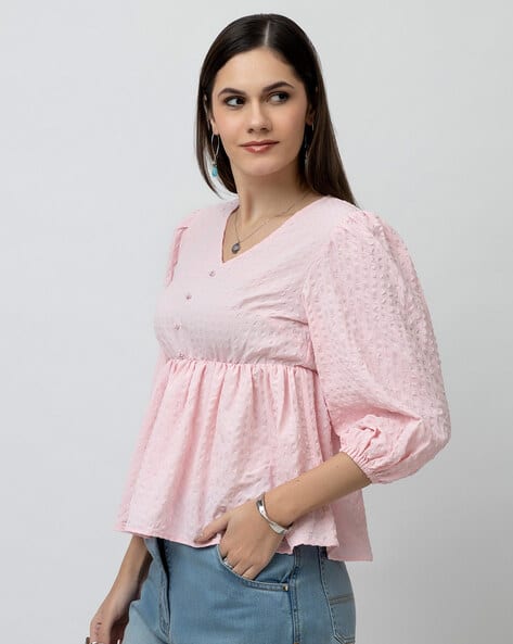 Buy Pink Tops for Women by 7ounce Online