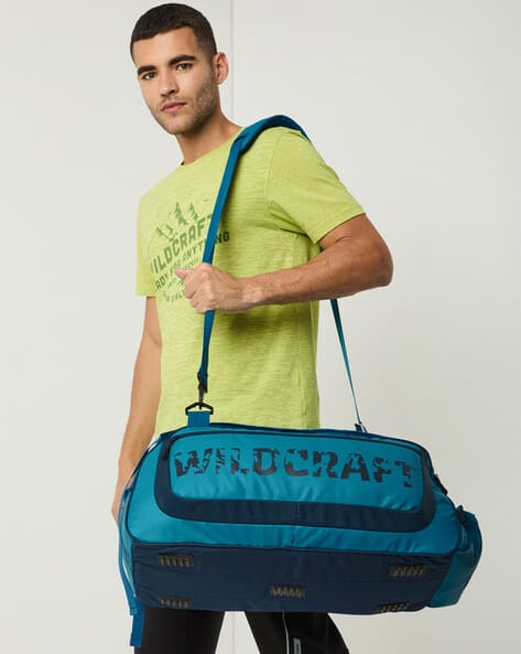 Unisex Brand Print Duffle Bag
