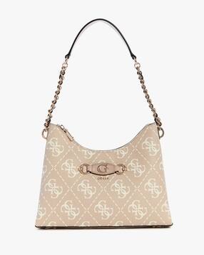 guess Women Logo Print Izzy Top-Zip Shoulder Bag-picture-30