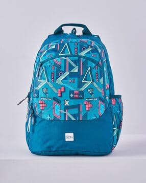 wildcraft Men Geometric Print Backpack with Adjustable Straps-picture-17