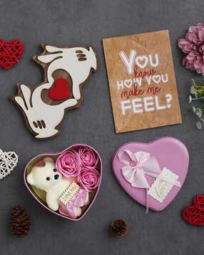 ecraftindia 3-Pieces Valentines Combo Gift Set-picture-49