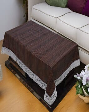cread craft 4-Seater Striped Table Cover-picture-2