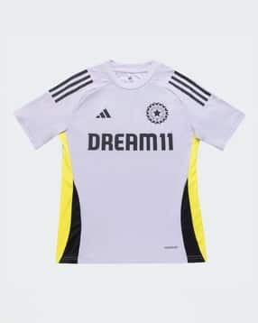 adidas kids Boys 25 Traning Jersey Relaxed Fit Crew-Neck T-Shirt-picture-36