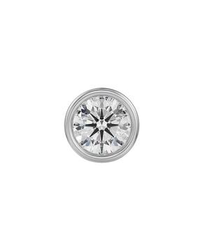 emori Men Yellow Gold Round Solitaire Stud Earrings-picture-32