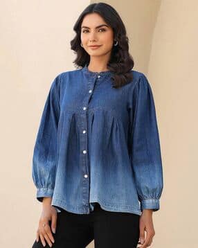 Denim Regular Fit Top-image-22