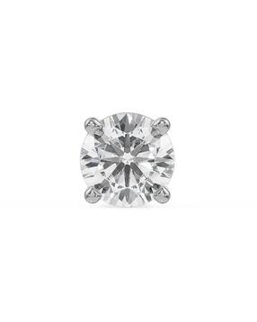 emori Men Yellow Gold Avir Round Solitaire Stud Earrings-picture-35