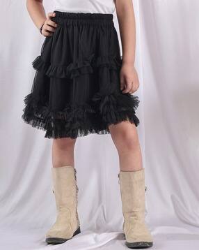 neudis Girls Ruffled A-Line Skirt-picture-52