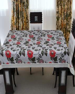 cread craft Floral Print Rectangular Table Cover-picture-24
