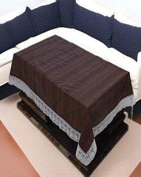 cread craft 4-Seater Striped Table Cover-picture-42