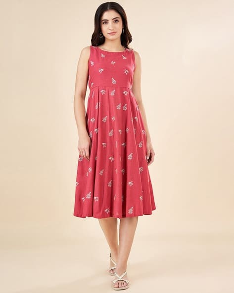 Women Floral A-Line Dress