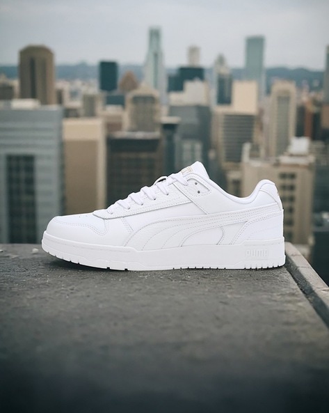 Low-Top Lace-Up Sneakers