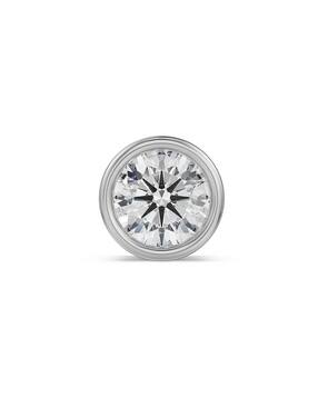 emori Men Yellow Gold Round Solitaire Stud Earrings-picture-34