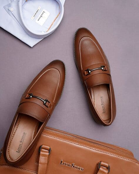 Buy Russet Tan Formal Shoes for Men by LOUIS STITCH Online