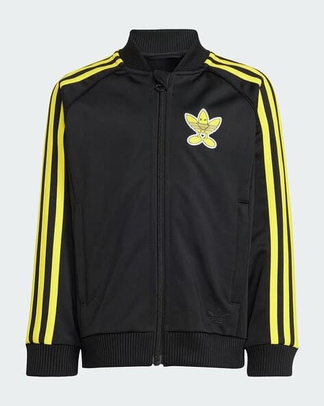 Jacket Black And Grey Adidas Joggers Adidas Girls Classic Tricot