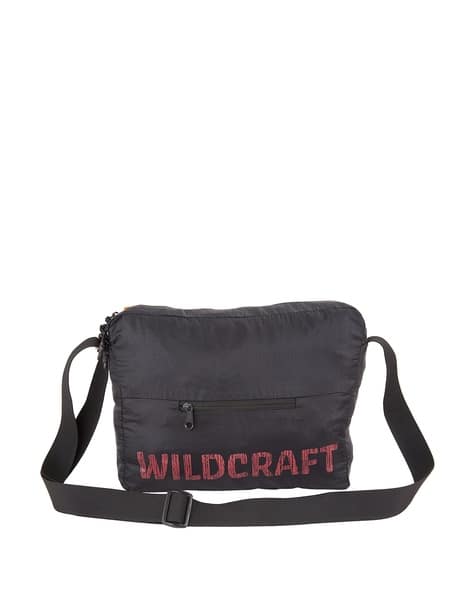 Men Brand Print Sling Bag with Adjustable Strap