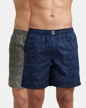 jockey Pack of 2 Men Typographic Print Boxers-picture-51