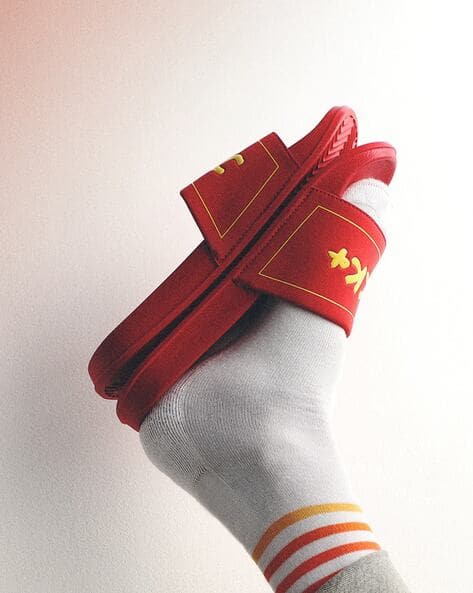 Buy Red Flip Flop Slippers for Men by Jack Jones Online