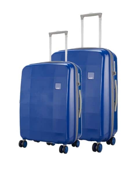 Set of Geometric Pattern Trolley Bags with TSA Lock