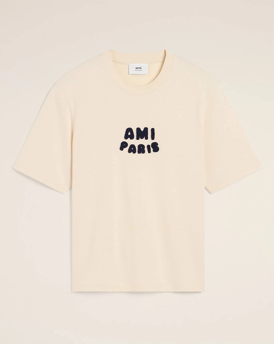 Buy Ami Paris Men Relaxed Fit Crew-Neck T-Shirt with Ami Paris