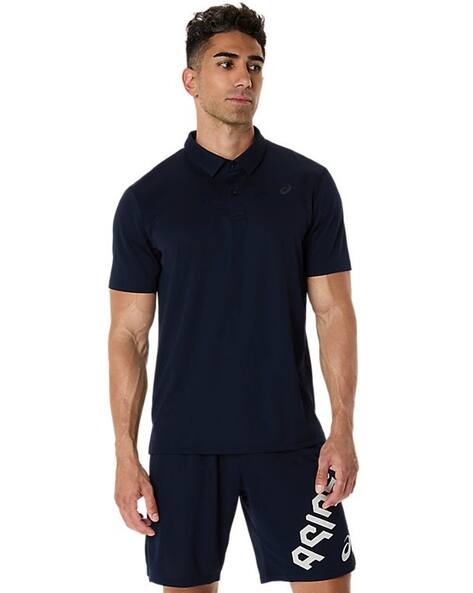 ASICS Men Hex Graphic Polo-Shirt